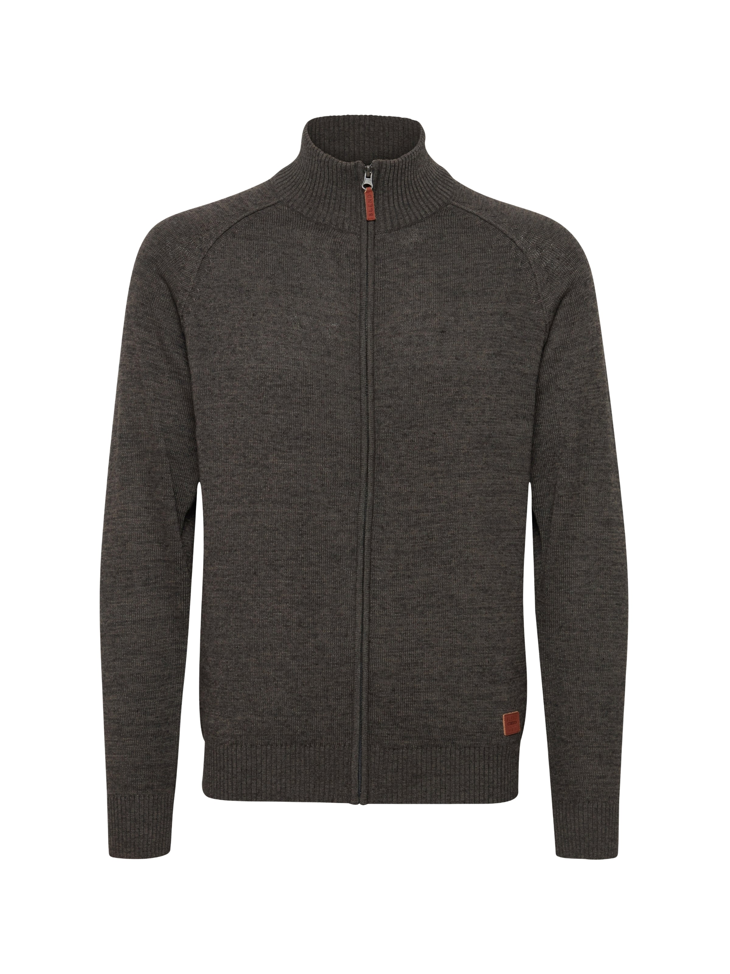 BLEND Knit cardigan 'Daniri' in Grey: front