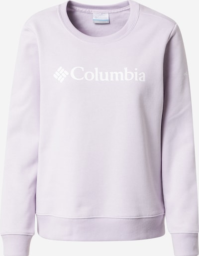 COLUMBIA Sudadera en lila claro / blanco, Vista del producto