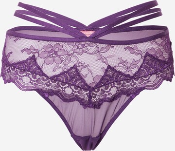 Hunkemöller - Tanga 'Sienna' em roxo: frente