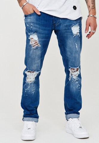 behype Regular Jeans 'Sly' in Blue: front