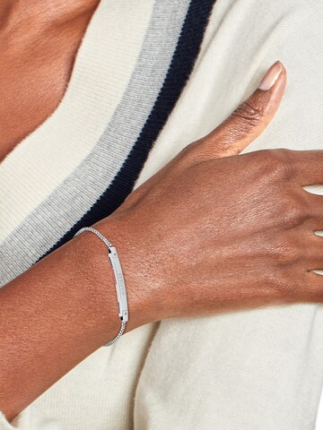 TOMMY HILFIGER - Pulsera 'LINEAR' en plata: frente