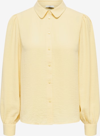 JDY Блуза 'JDYDIVYA' в жълто: отпред