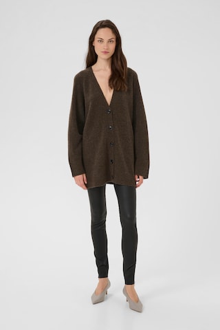 KAREN BY SIMONSEN Knit Cardigan 'KBDream' in Brown