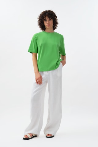 Aligne - Camisa 'Fino' em verde: frente