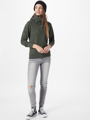 Fli Papigu - Sweatshirt 'Deutsche & Albaner' em verde