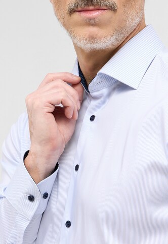 ETERNA Slim fit Button Up Shirt in Blue