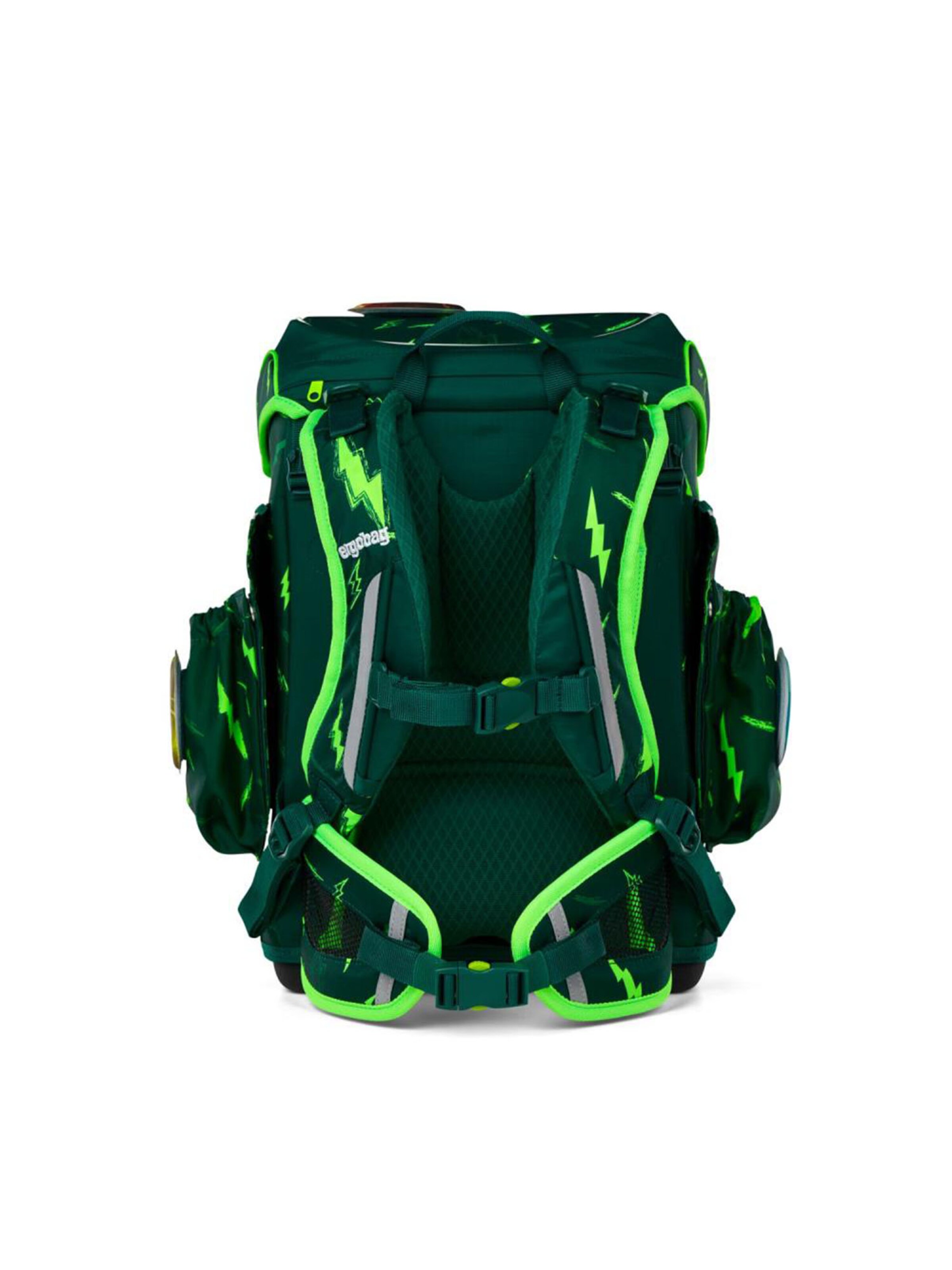 ergobag Backpack 'Cubo Light Schulranzen Set' in Green