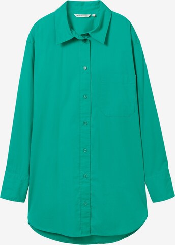 Camicia da donna di TOM TAILOR DENIM in verde: frontale
