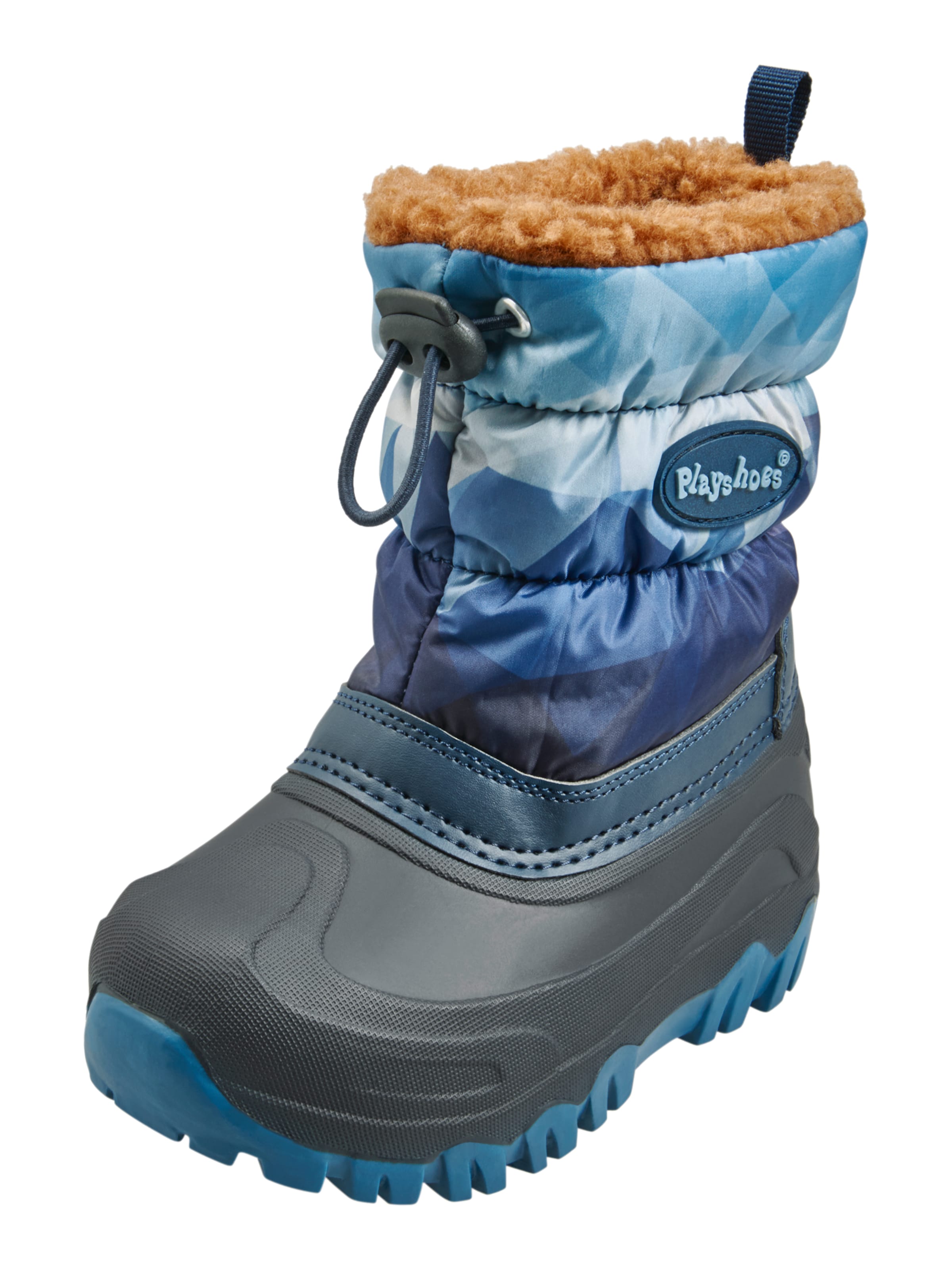 PLAYSHOES - Botas de nieve 'Berge' en azul: frente