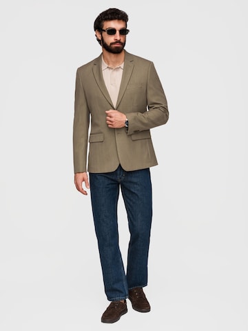 Coupe regular Veste de costume Ombre en vert