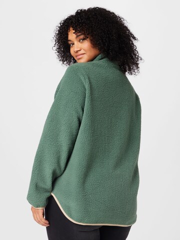 Fransa Curve - Chaqueta polar 'MILA' en verde