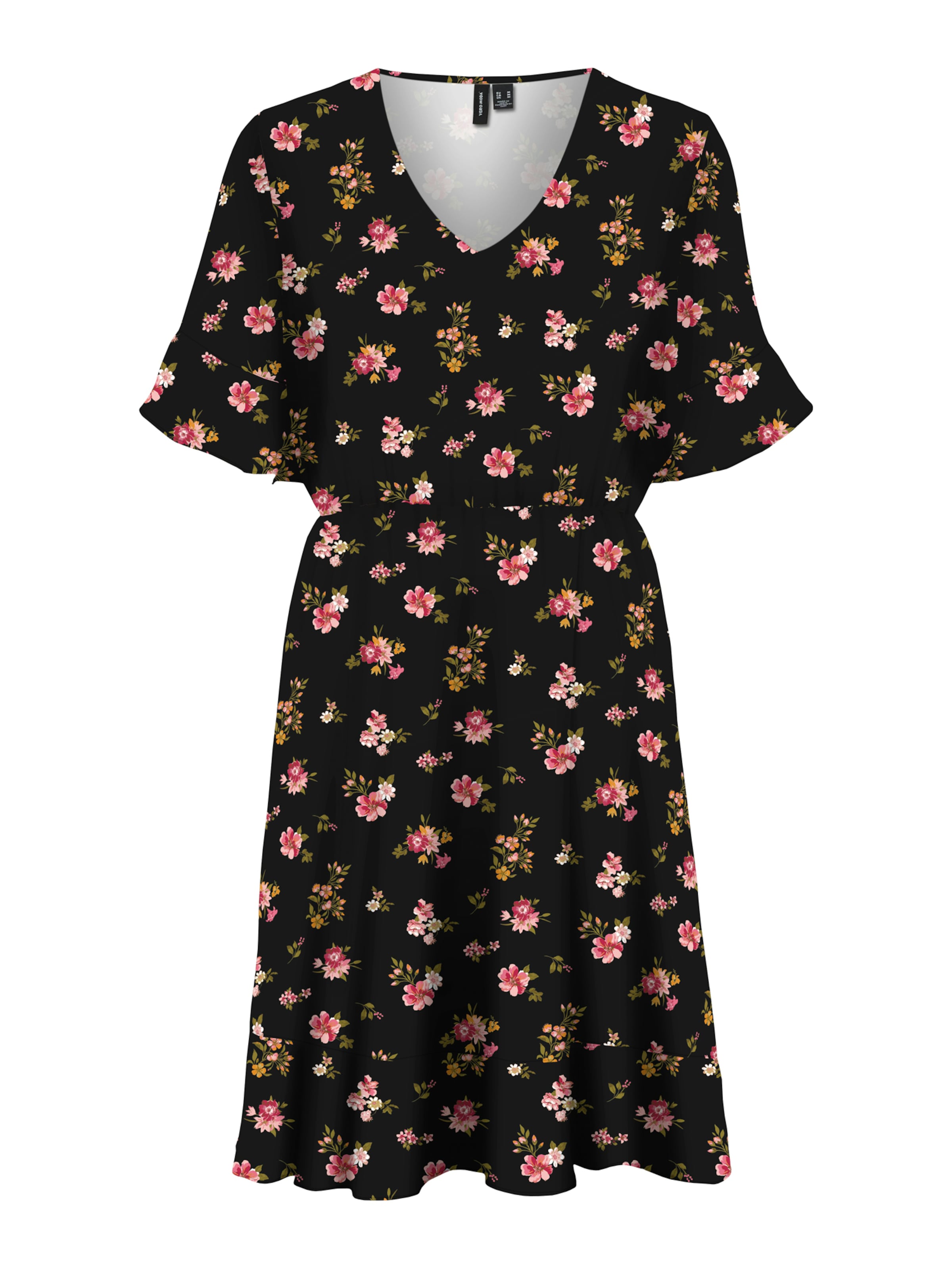 Vero Moda Petite Καλοκαιρινό φόρεμα 'VMSMILLA' σε μαύρο: μπροστά