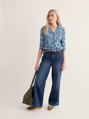 Seasalt Cornwall Bluse ' Wavecrest' i blå