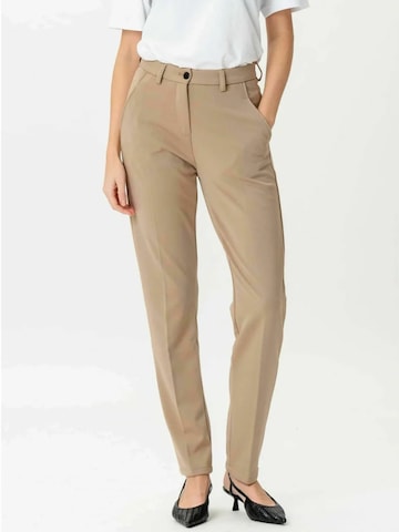 TEESHOPPEN - regular Pantalón en beige: frente
