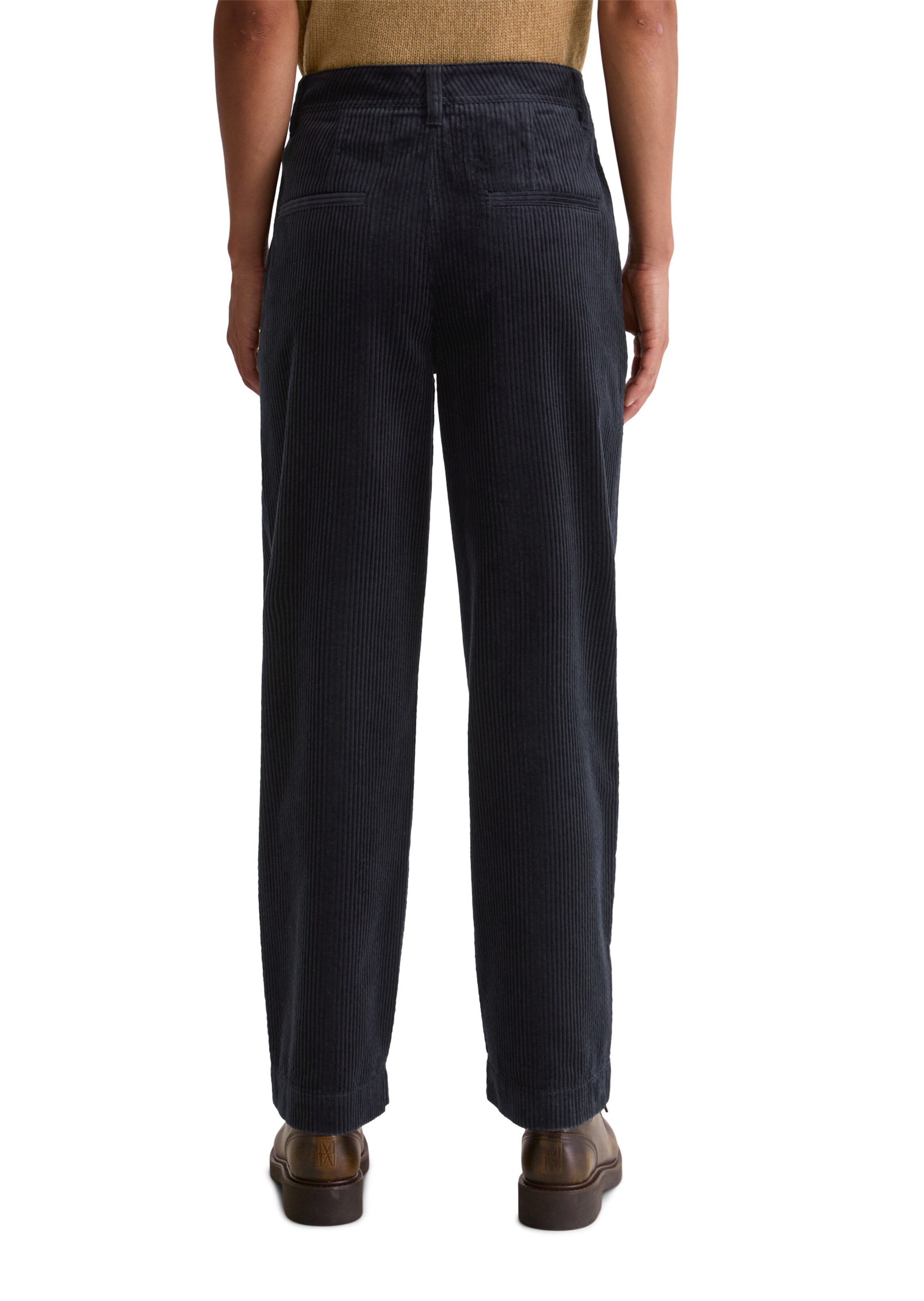 Marc O'Polo Loose fit Trousers 'Lande' in Blue