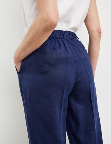 GERRY WEBER - regular Pantalón plisado en azul