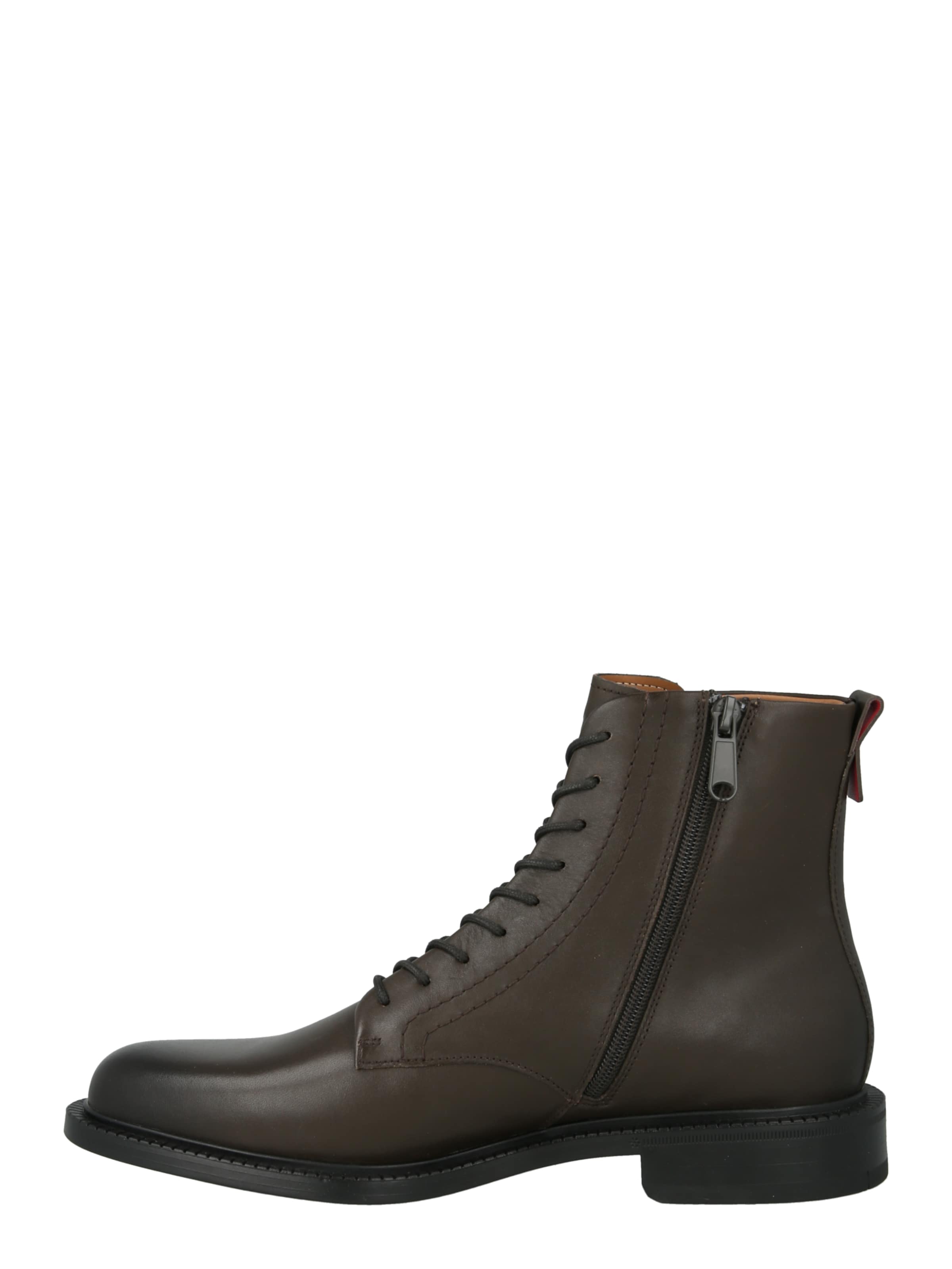 HUGO Boots med snörning 'Lysander' i brun