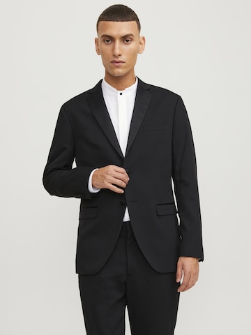 JACK & JONES Slim fit Colbert 'Franco' in Zwart: voorkant