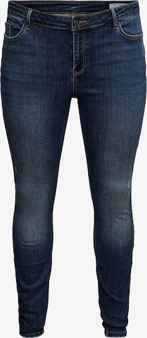 Skinny Jeans 'VMCSeven' de la Vero Moda Curve pe albastru: față