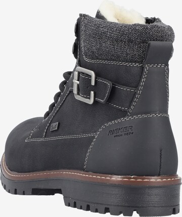 Rieker Lace-Up Boots 'F3642' in Black