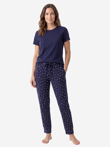 SCHIESSER Pajama 'Mix & Relax' in Blue
