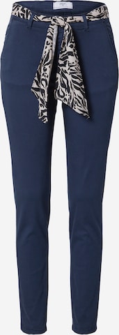 Le Temps Des Cerises Chino 'Dyli' in Blauw: voorkant