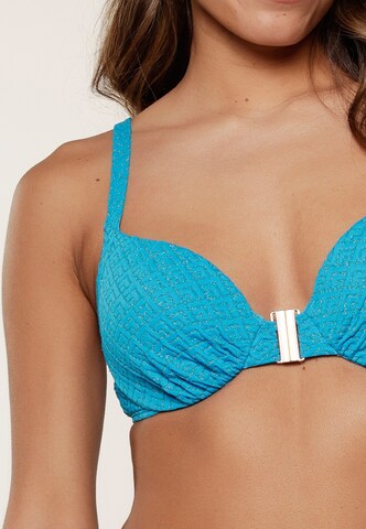 LingaDore - Clásico Top de bikini en azul