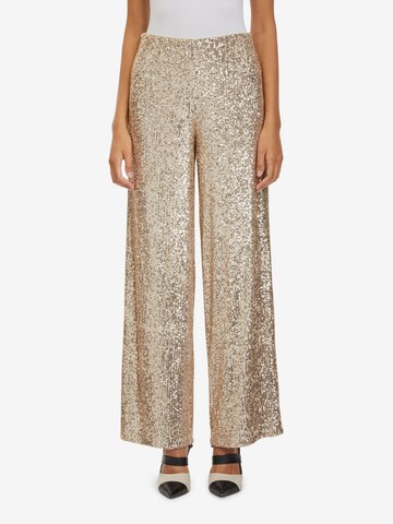 Betty & Co Loosefit Broek in Beige: voorkant