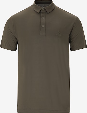 SOS Poloshirt 'Etna' in Grün: Vorderseite