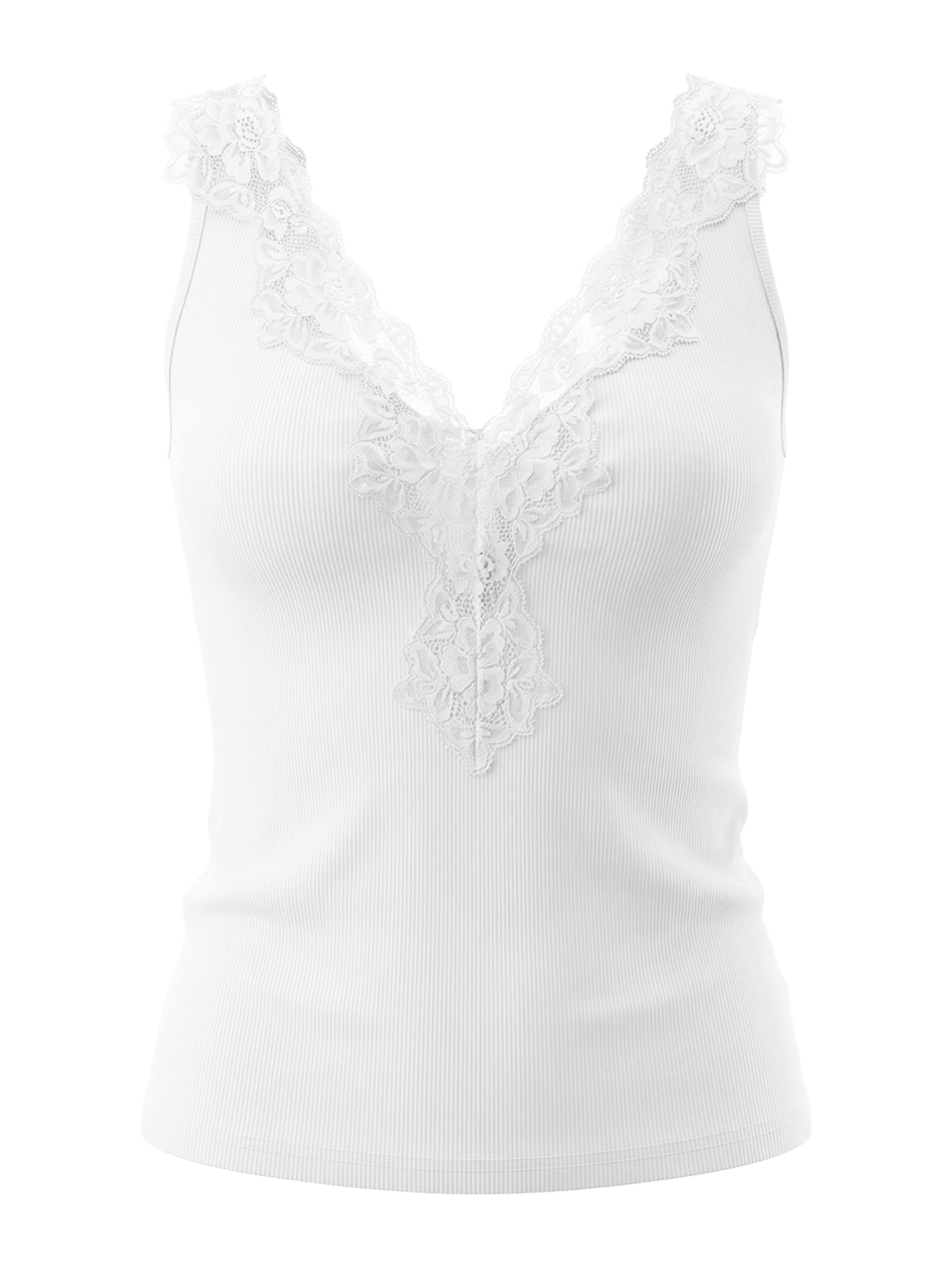 Imily Bela Τοπ σε λευκό: μπροστά