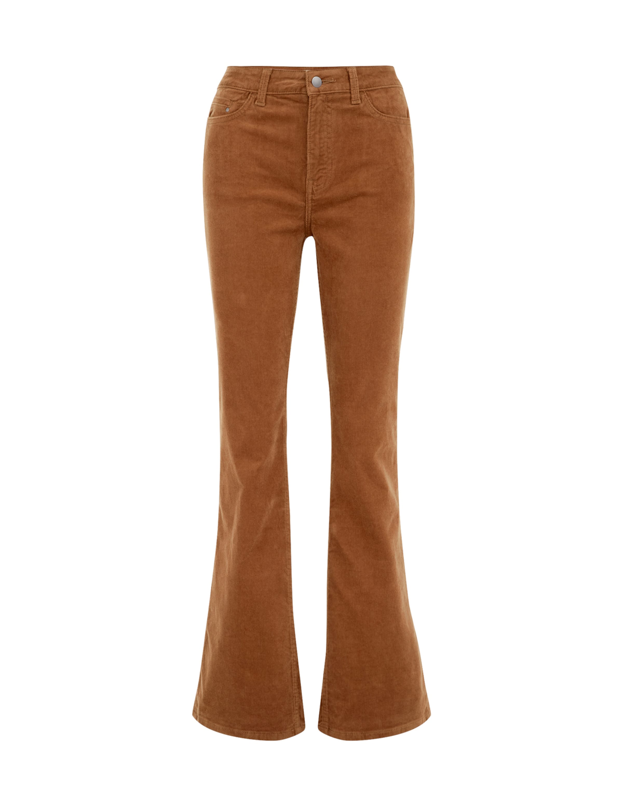 WE Fashion Flared Hose in Braun: Vorderseite