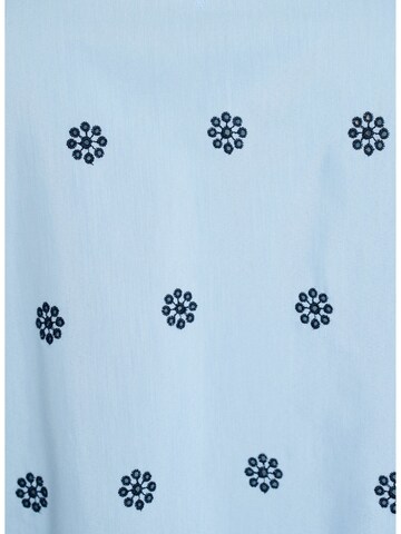 Zizzi Bluse 'Eviola' in Blau