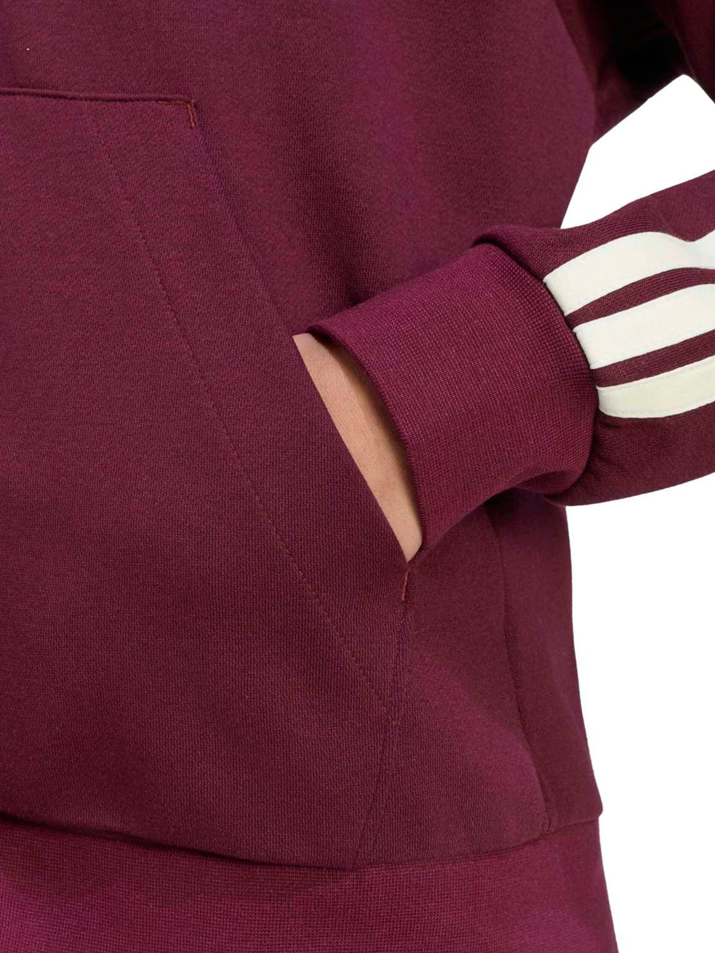 Bluză cu fermoar sport 'Essentials' de la ADIDAS SPORTSWEAR pe roșu