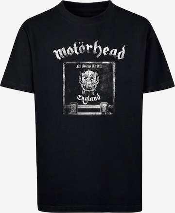 Merchcode Shirt 'Motorhead - No Sleep At All' in Black: front