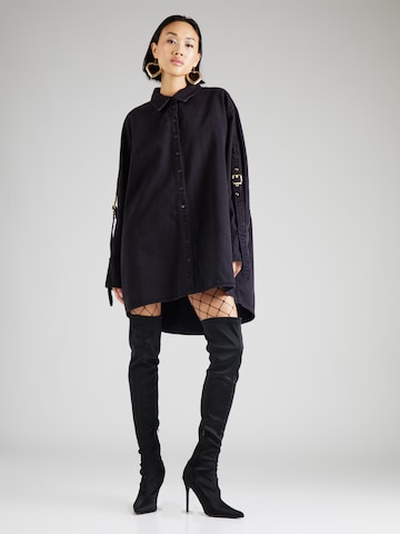Hoermanseder x About You Shirt Dress 'Lilia' in Black: front