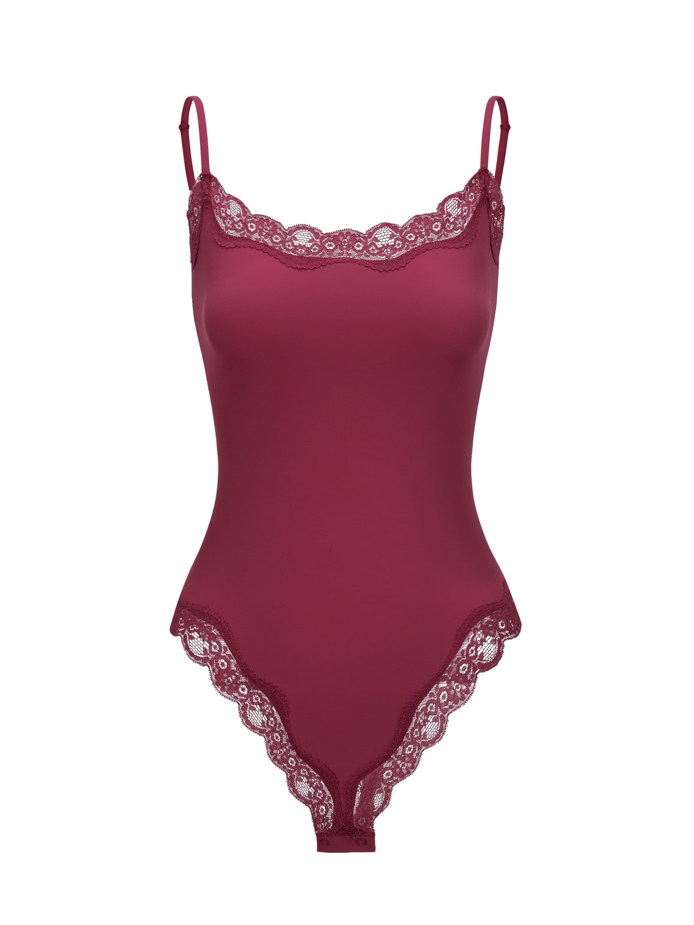 Body 'Bodysuit String mit Lace' cfab en rose : devant