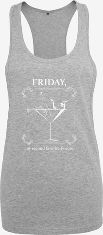 Merchcode Shirt in Grau: Vorderseite