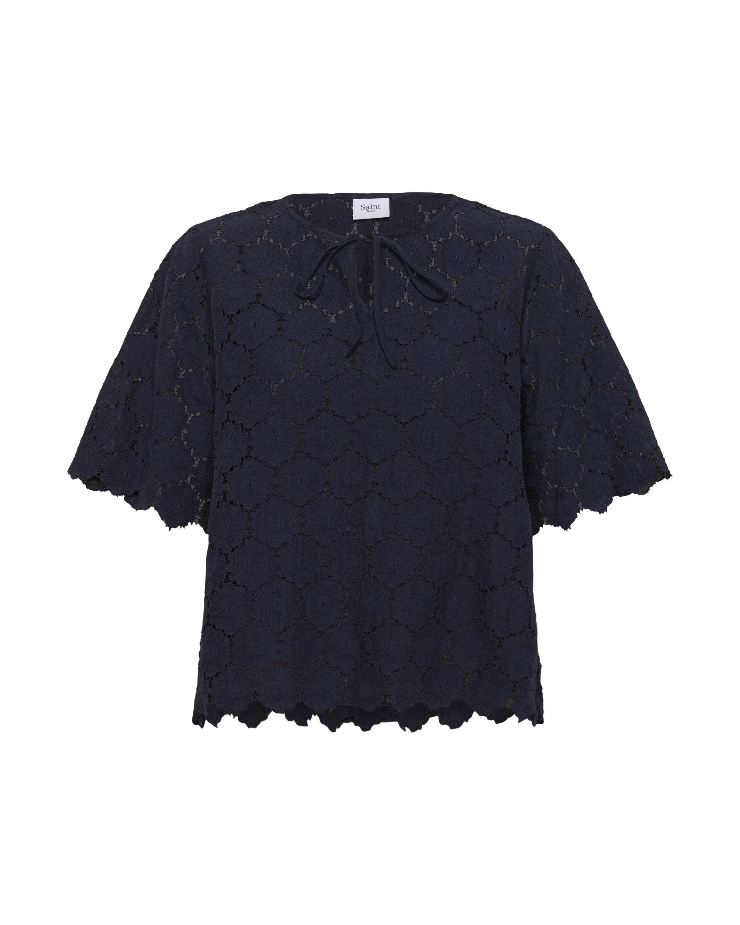SAINT TROPEZ Bluse 'Zoja' in Blau: Vorderseite