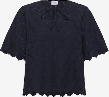 SAINT TROPEZ Bluse 'Zoja' in Blau: Vorderseite
