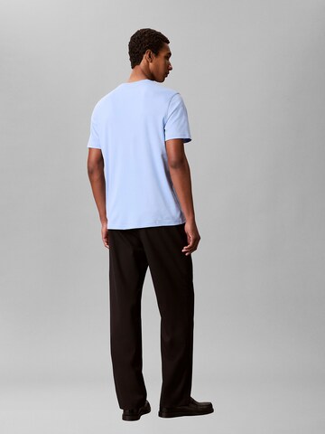 T-Shirt 'Supima' Calvin Klein en bleu
