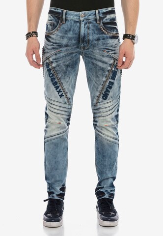 CIPO & BAXX Regular Jeanshose in Blau: predná strana