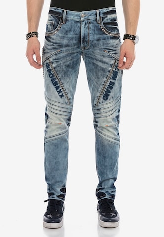 CIPO & BAXX Regular Jeans in Blauw: voorkant