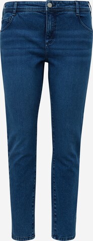 TRIANGLE Skinny Jeansy w kolorze niebieski: przód