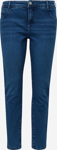 TRIANGLE Skinny Jeans in Blauw: voorkant