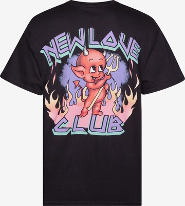 New Love Club Shirt 'DEVIL' in Black: front