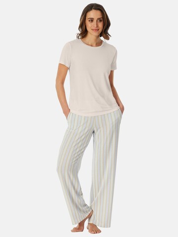 T-shirt ' Mix & Relax ' SCHIESSER en blanc
