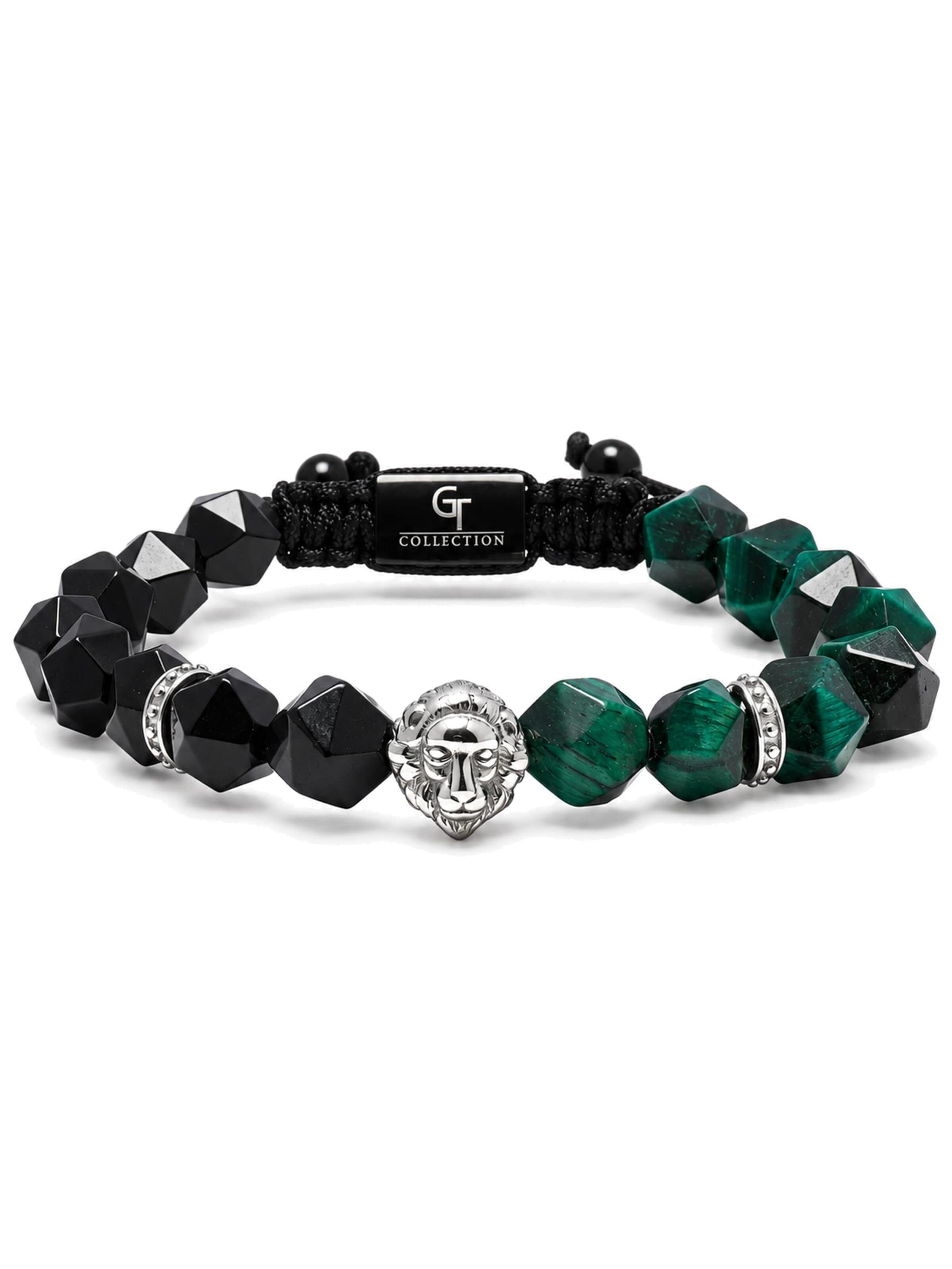 Brățară 'Wild Cat' de la GT Collection pe verde: față