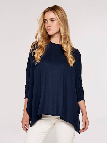 Apricot Tunic in Blue: front