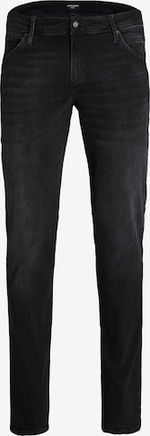 Jack & Jones Plus Slimfit Jeans 'Glenn' in Schwarz: predná strana