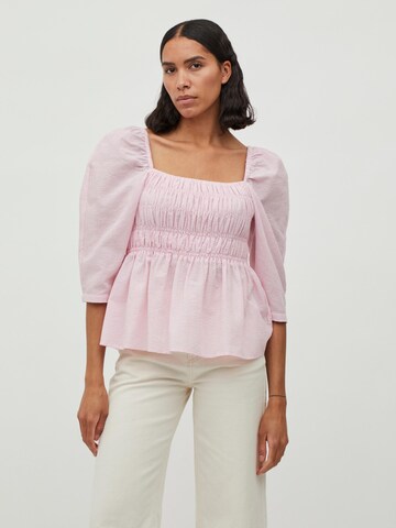 VILA Blouse 'Tabitha' in Roze: voorkant